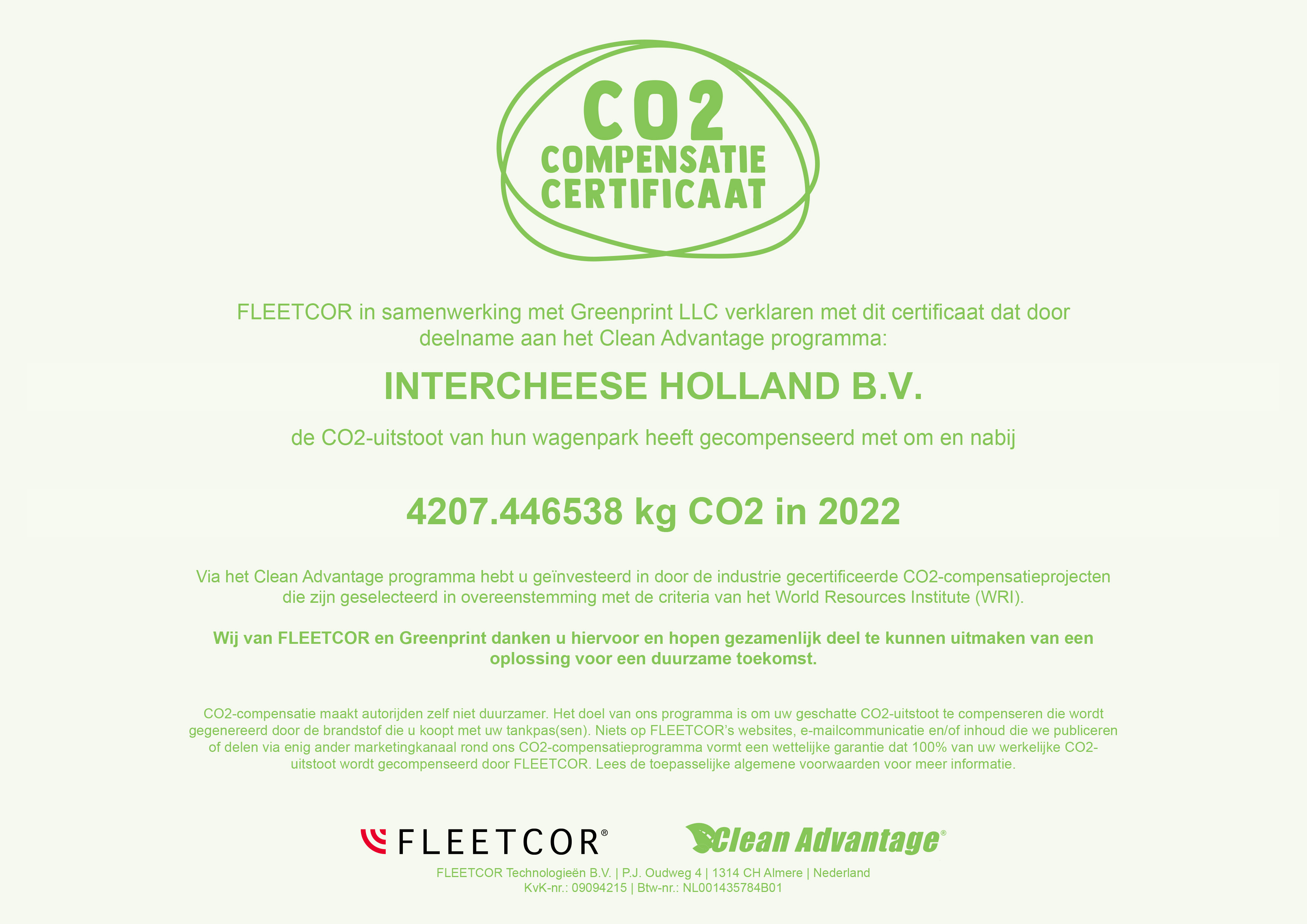 Samenwerking Clean Advantage programma